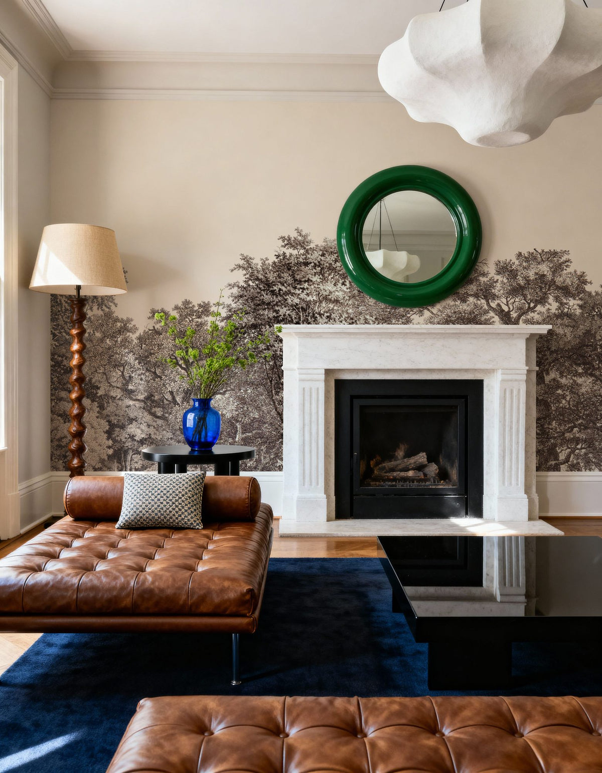 Over the Treetops, Alabaster Mural Wallpaper - room preview 04