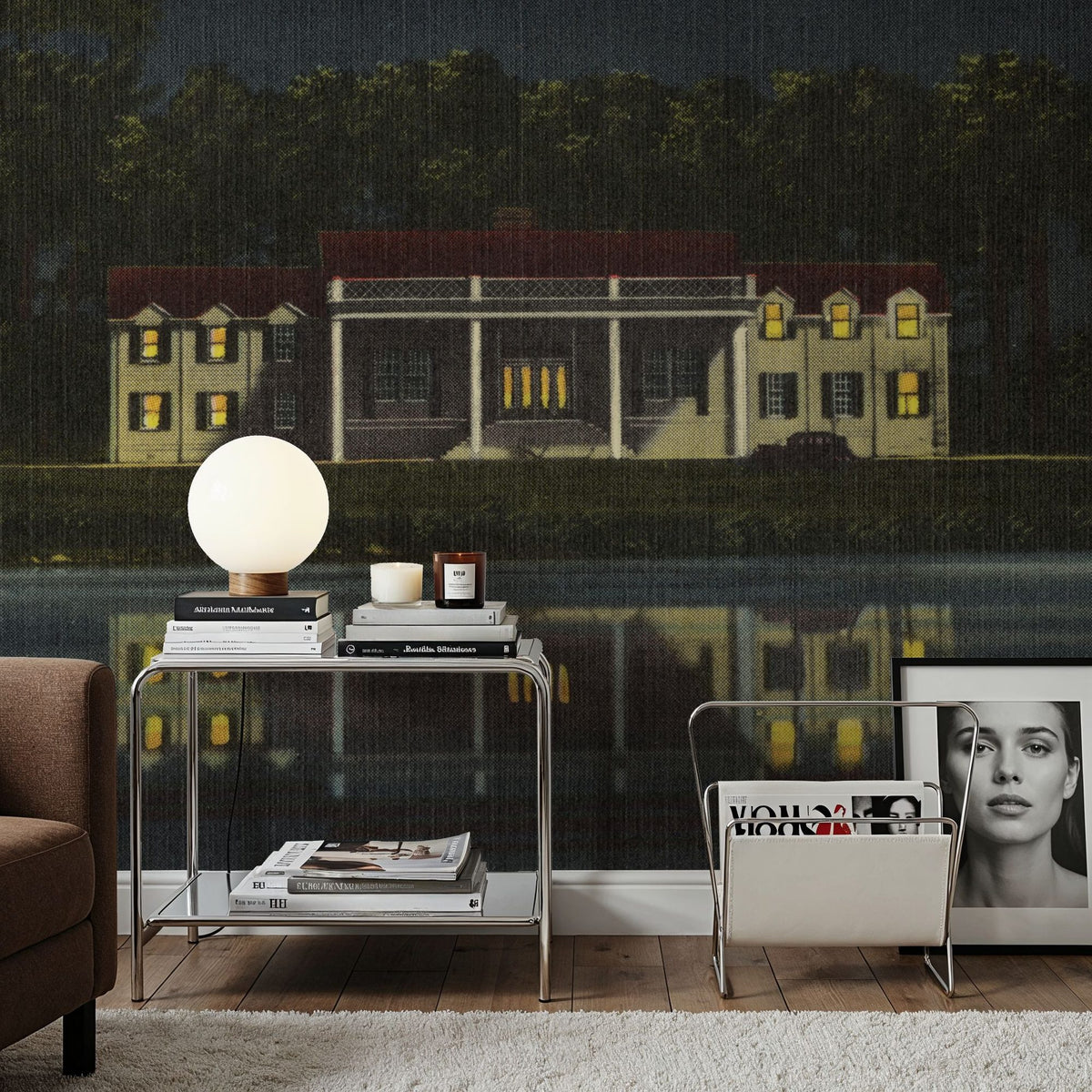 Greetings From the Lake Mural Wallpaper - room preview 04