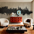 Salzburg Austria Skyline Concrete Mural Wallpaper - room preview 04