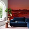 Sunset Coastal Journey Mural Wallpaper - room preview 04