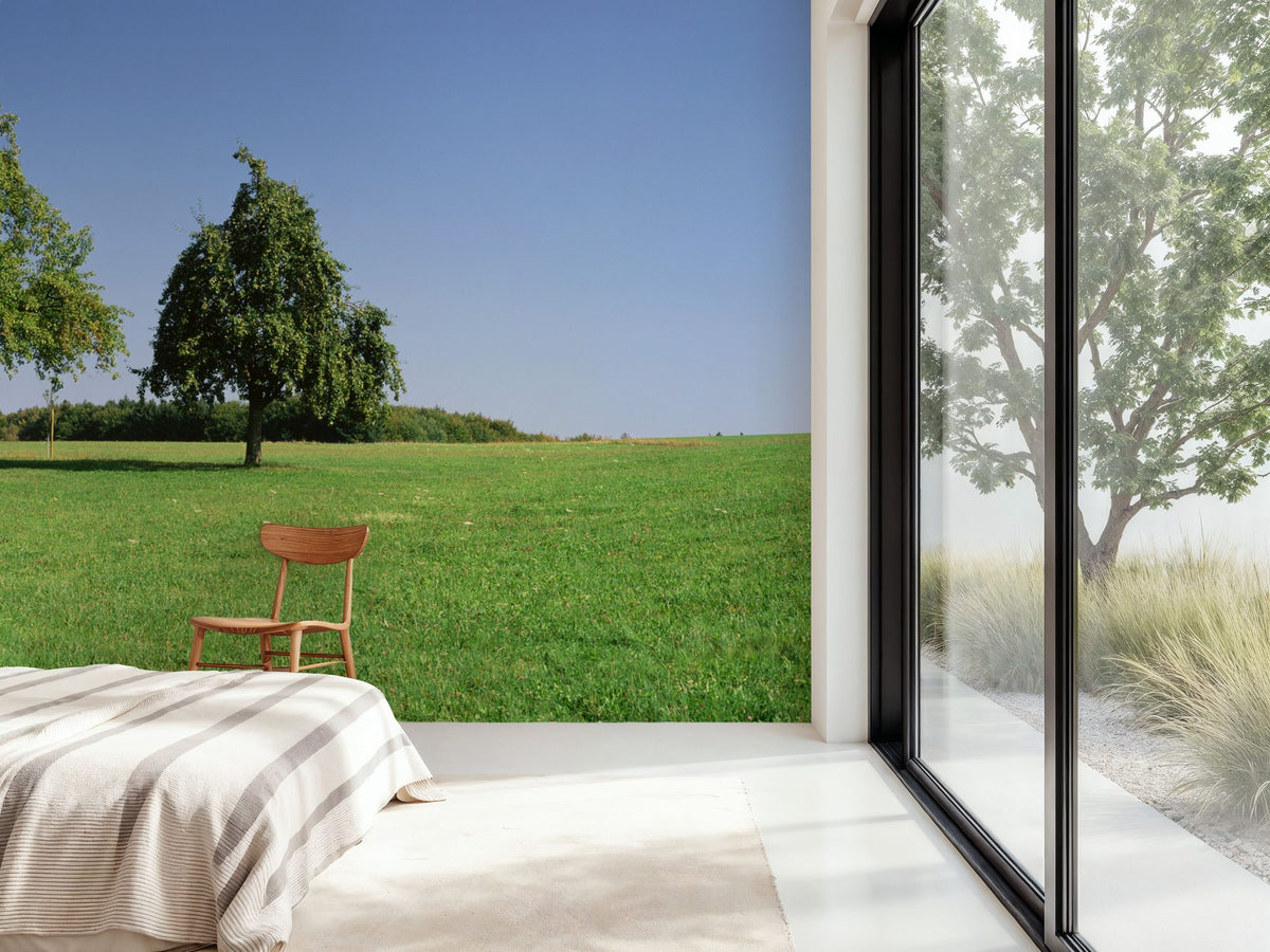 Tranquil Tree Line Mural Wallpaper - room preview 04