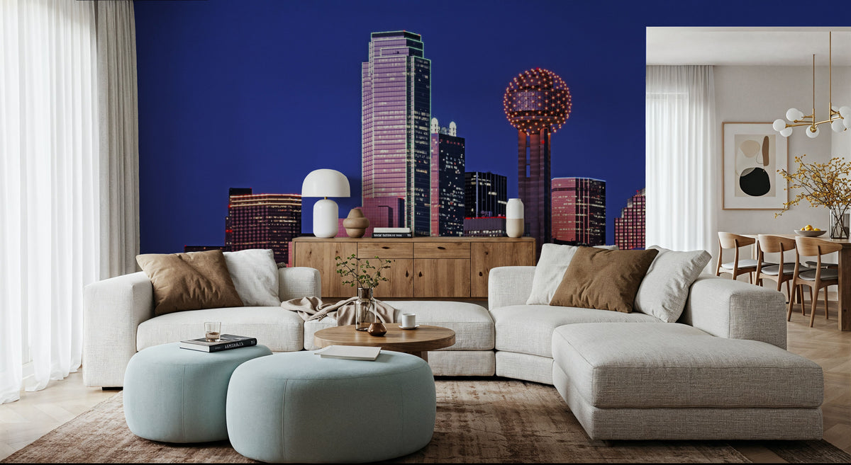Radiant Skyline Gleam Mural Wallpaper - room preview 04