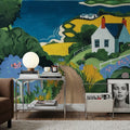 Coastal Fields Mural Wallpaper - room preview 04