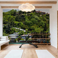 Lakeside Village Retreat Mural Wallpaper - room preview 04