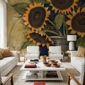 Sunflower Crock Mural Wallpaper - room preview 04