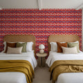 Seafood Shanty Red V Mural Wallpaper - room preview 04