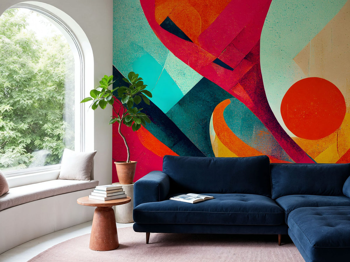 Desert Sun Mural Wallpaper - room preview 04
