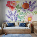 Fresh Floral II Mural Wallpaper - room preview 04