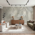 Snow Palms Mural Wallpaper - room preview 04