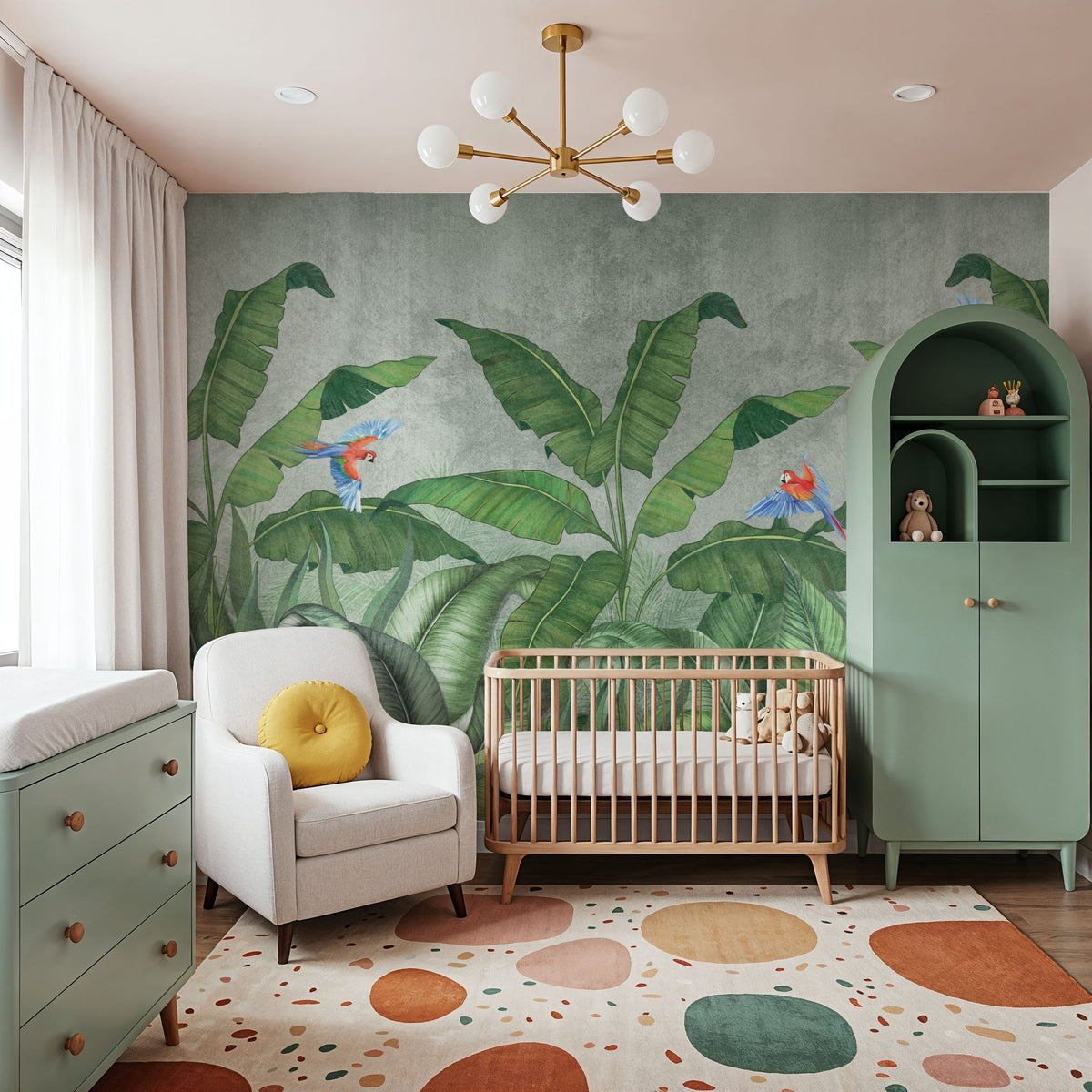 Rainforest Walk Mural Wallpaper - room preview 04