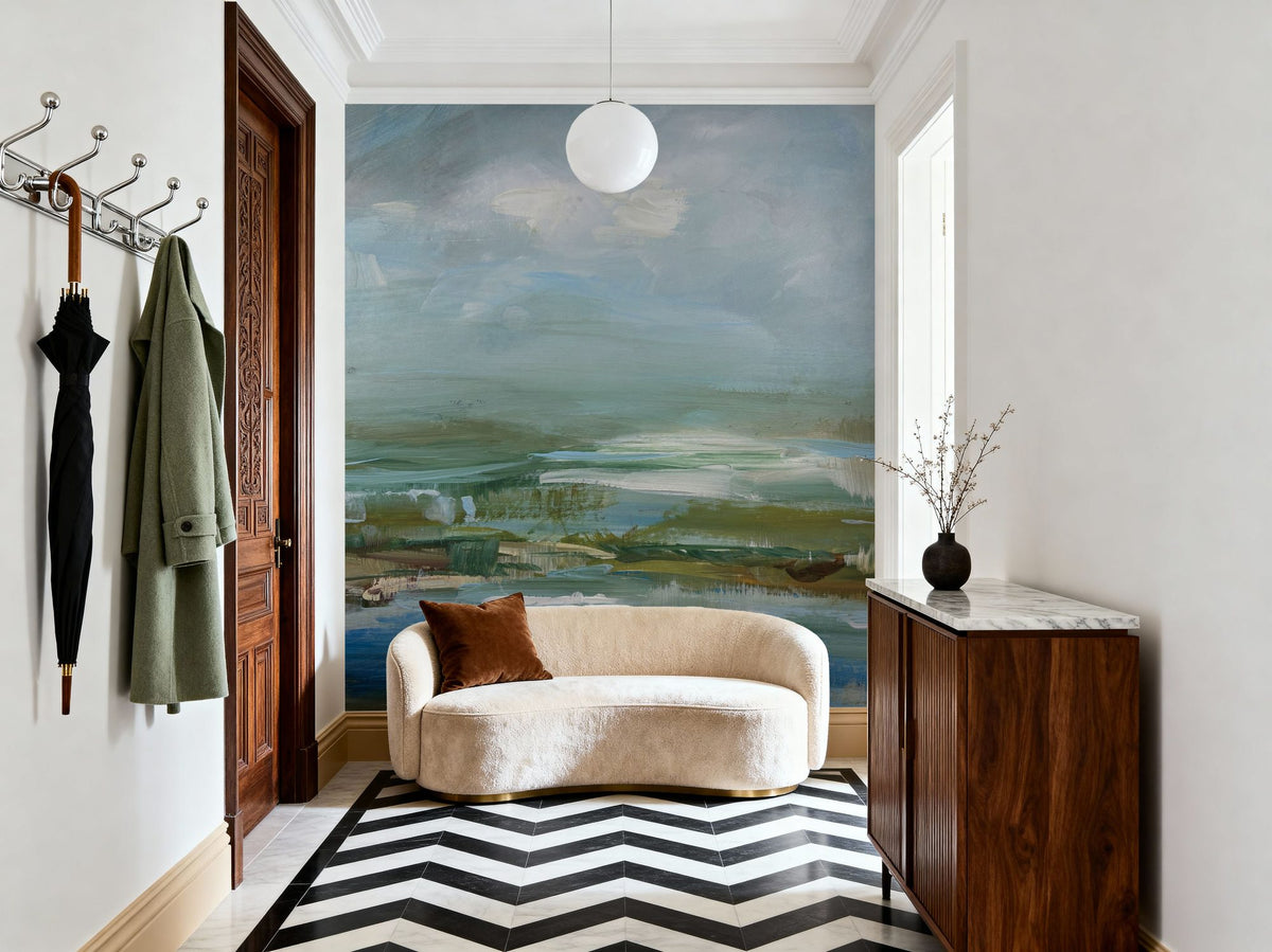 Lush Valley Mural Wallpaper - room preview 04