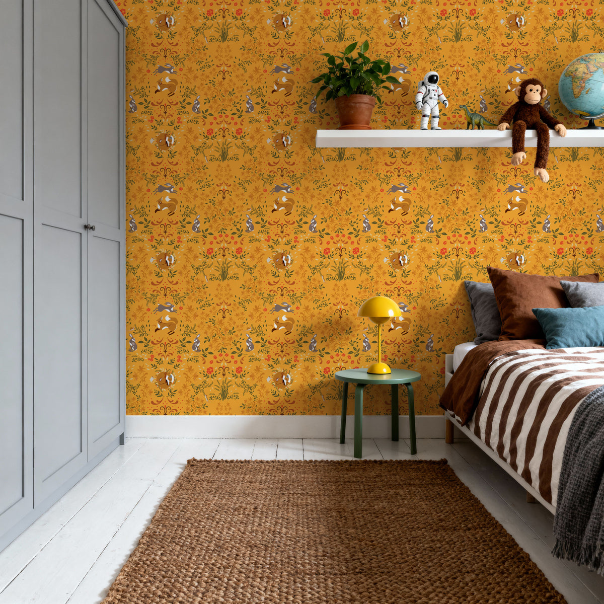 Friends Forever, Sunflower Mural Wallpaper - room preview 04