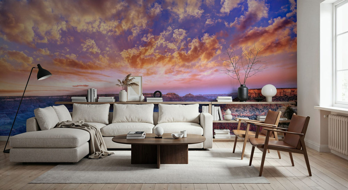 Grand Canyon Sunset Sparkling Mural Wallpaper - room preview 04