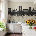 Paramaribo Suriname Skyline Concrete Mural Wallpaper - room preview 04