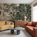 Enchanted Grove Tapestry, Greens Mural Wallpaper - room preview 04