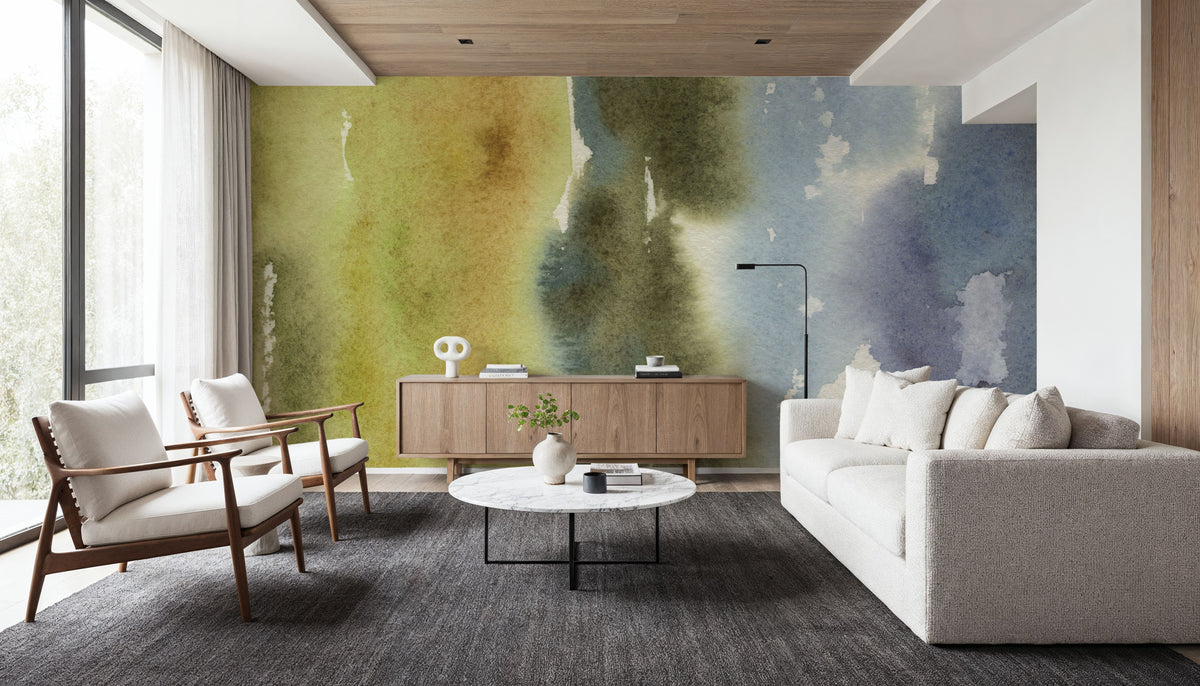Cape Cod Abstract Honeybloom Mural Wallpaper - room preview 04