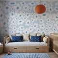 Hippie Flowers Mural Wallpaper - room preview 04