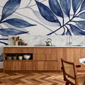 Soft Leaves II Mural Wallpaper - room preview 04
