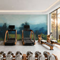 Fields and Mountains Mural Wallpaper - room preview 04