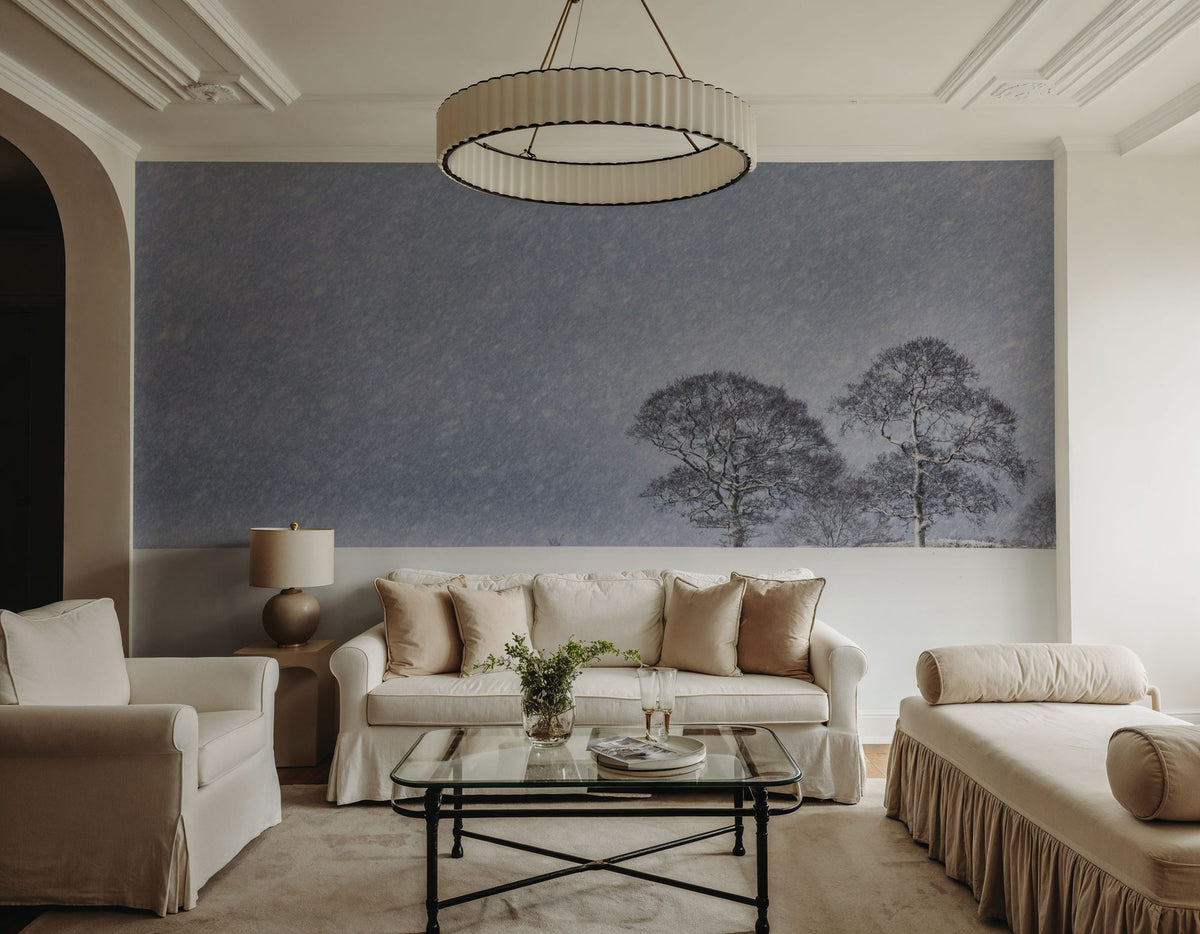 Winter's Pair Mural Wallpaper - room preview 04