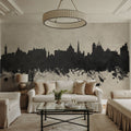 Victoria Canada Skyline Concrete Mural Wallpaper - room preview 04