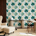Tropic Monstera Mural Wallpaper - room preview 04