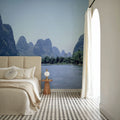 Emerald Karst Valley Mural Wallpaper - room preview 04