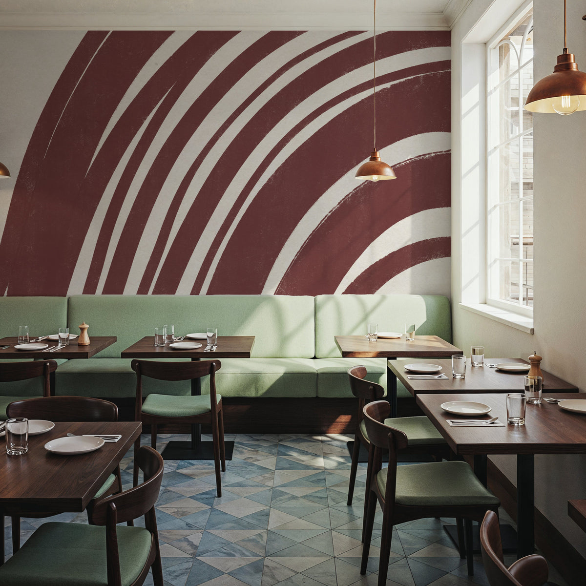 Organic Abstract IV Mural Wallpaper - room preview 04