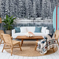 Moraine Lake Mural Wallpaper - Neutral Tone - room preview 04