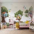 Treehouse Carnival Mural Wallpaper - room preview 04