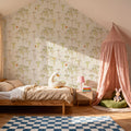 Moonlight Forest, Yellow Mural Wallpaper - room preview 04