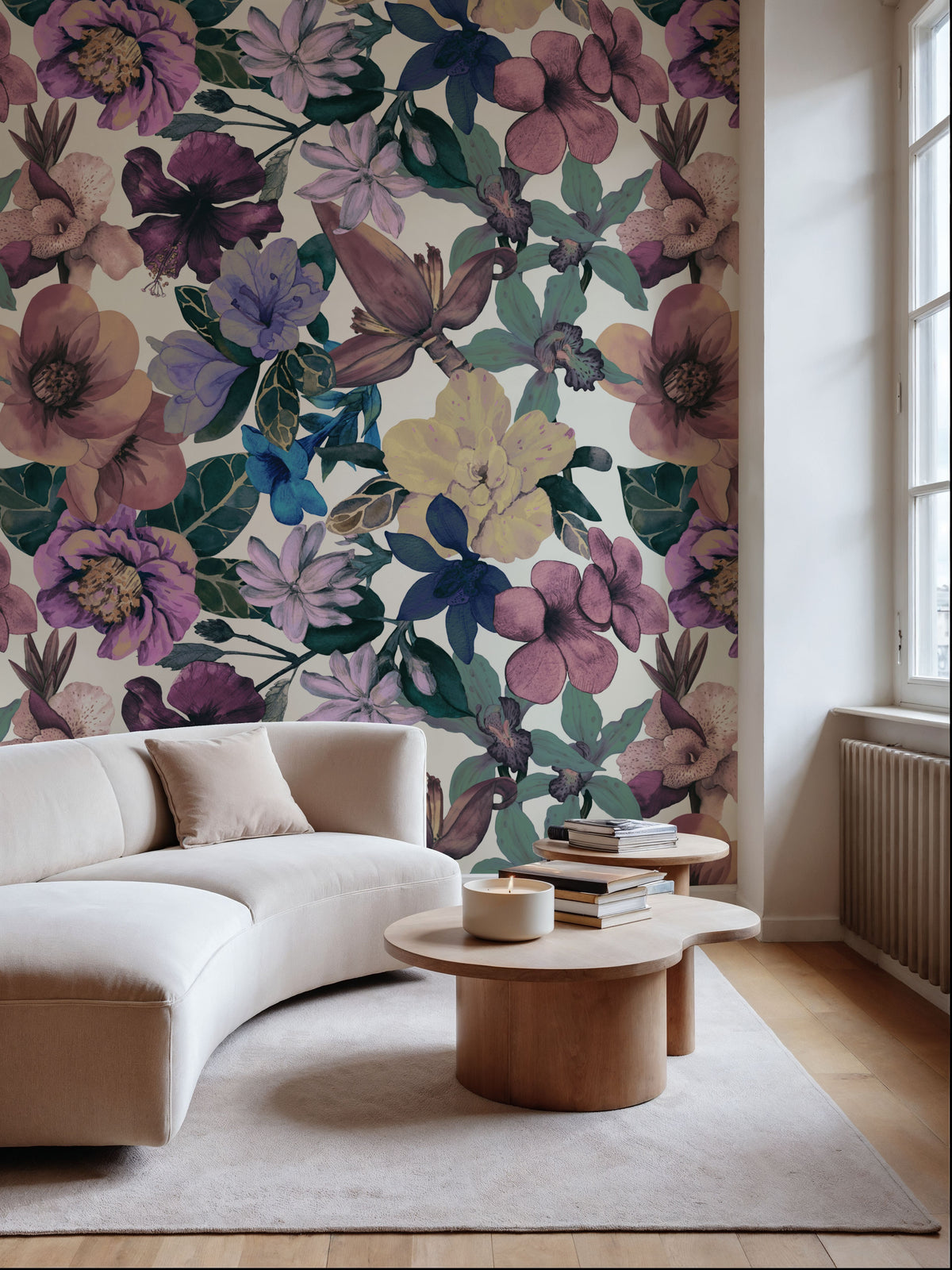 Botanical Rhapsody Mural Wallpaper - room preview 04