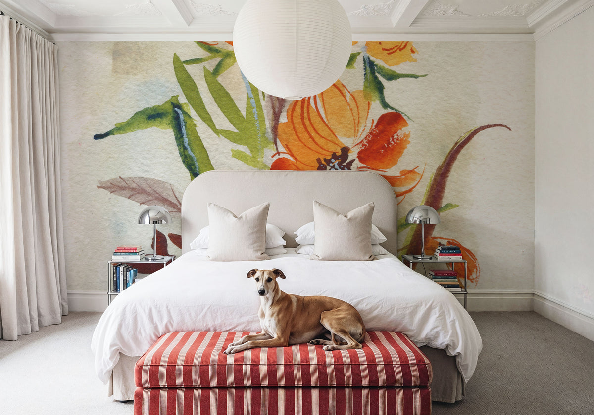 Autumn Bloom Mural Wallpaper - room preview 04