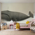 North Pacific Right Whale Mural Wallpaper - room preview 04