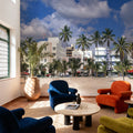 Tropical Deco Shore Mural Wallpaper - room preview 04
