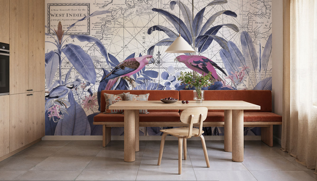 Exotic Wildlife VI-II Mural Wallpaper - room preview 04