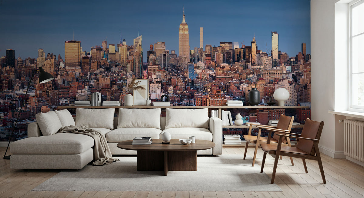 Midtown Manhattan Skyline Mural Wallpaper - room preview 04