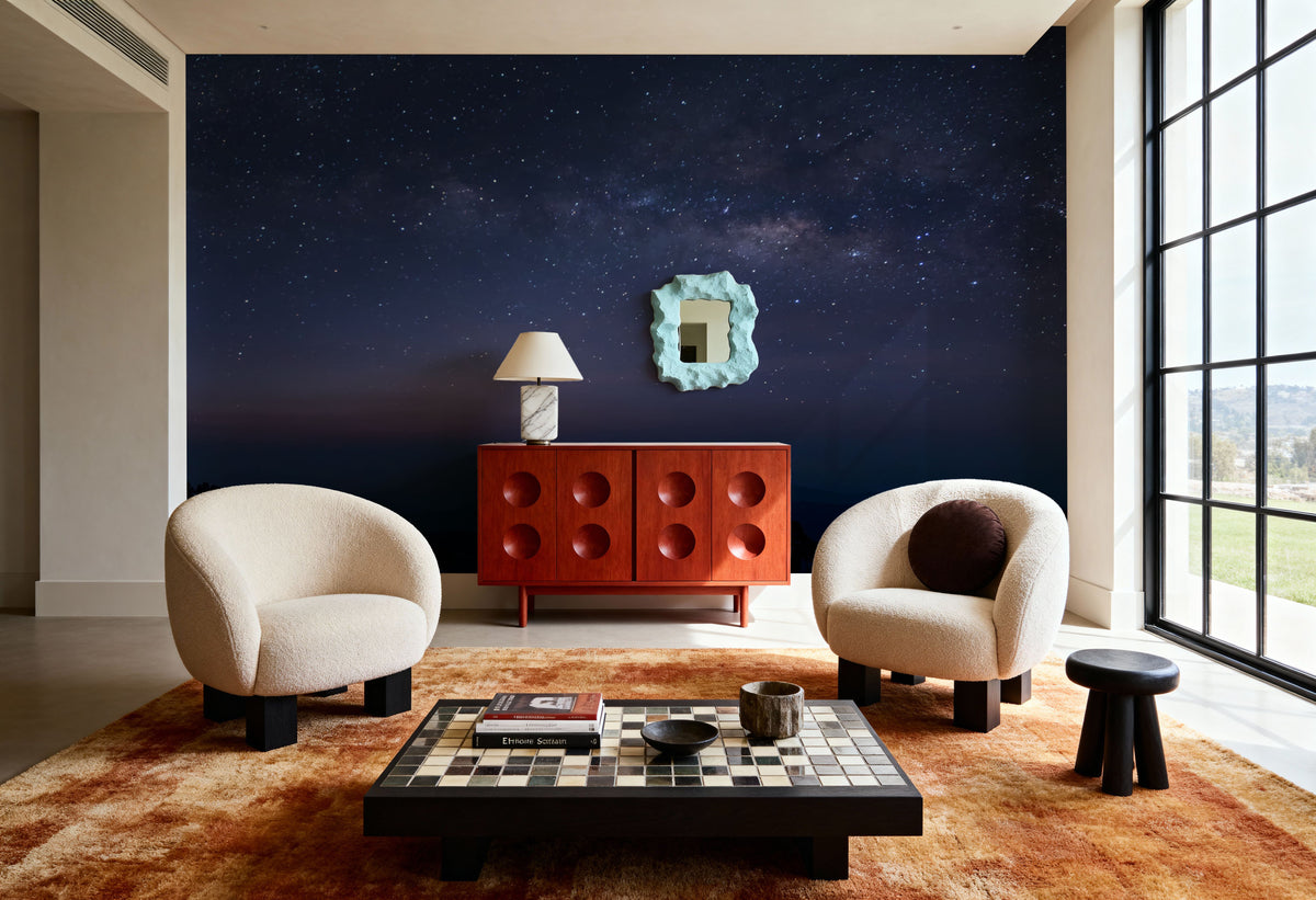 Starfield Horizon Mural Wallpaper - room preview 04