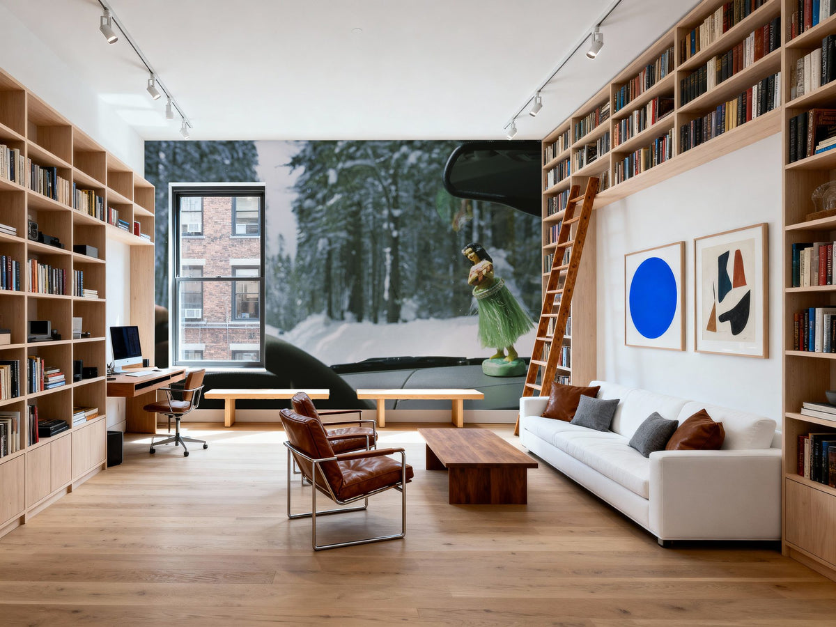 Winter Drive Companion Mural Wallpaper - room preview 04