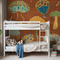 Harvest Whimsy IV Mural Wallpaper - room preview 04