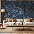 Hydrangea Heart Mural Wallpaper - room preview 04