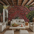 Rose Arbor Mural Wallpaper - room preview 04