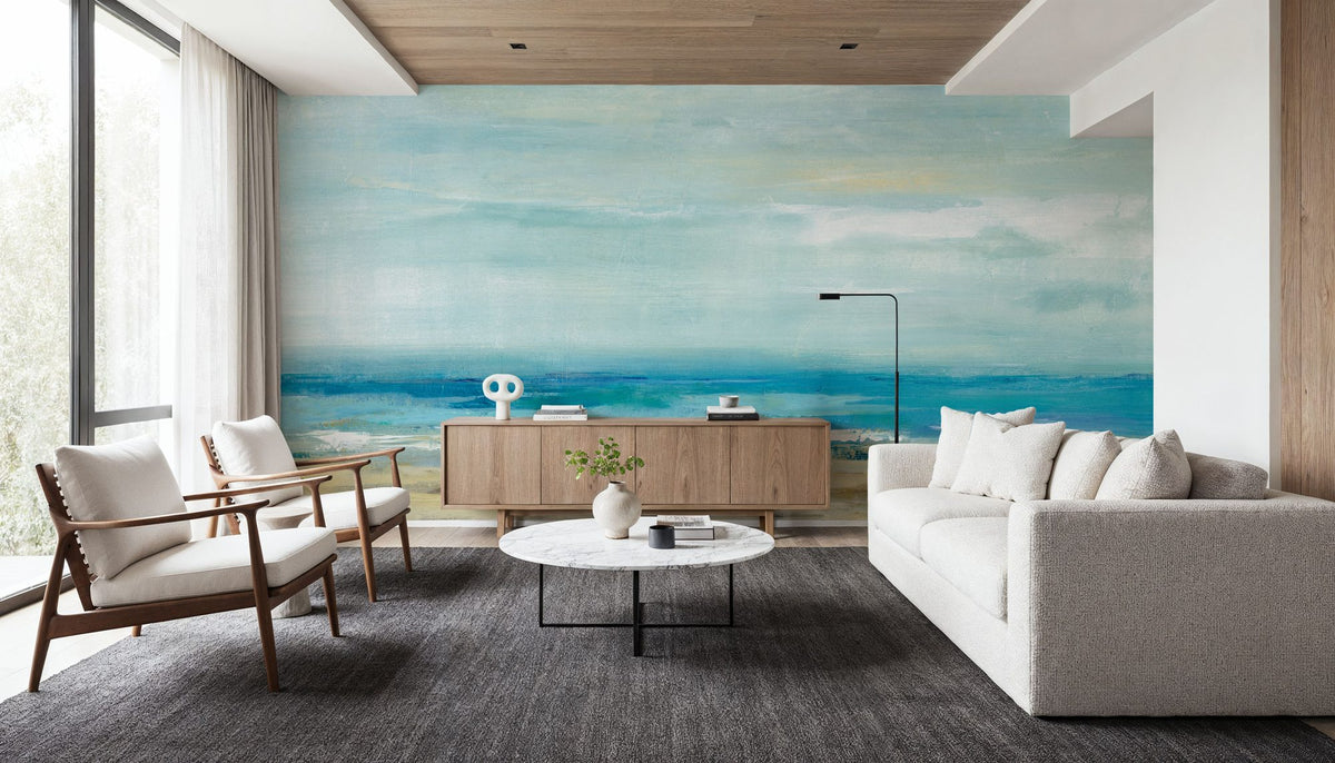 Sea Coast Mural Wallpaper - room preview 04