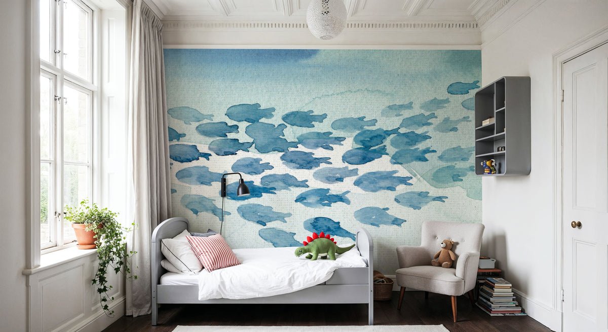 Sea Life I Mural Wallpaper - room preview 04