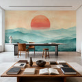 Mythical Mountains Mural Wallpaper - room preview 04