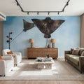 Eagle Ray Duo Mural Wallpaper - room preview 04