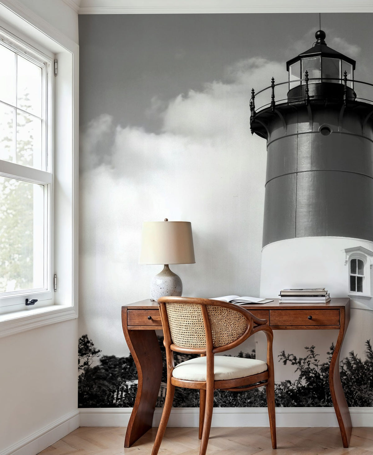 Coastal Sentinel Mural Wallpaper - room preview 04