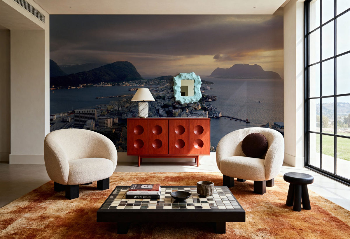 Harbor Twilight Mural Wallpaper - room preview 04