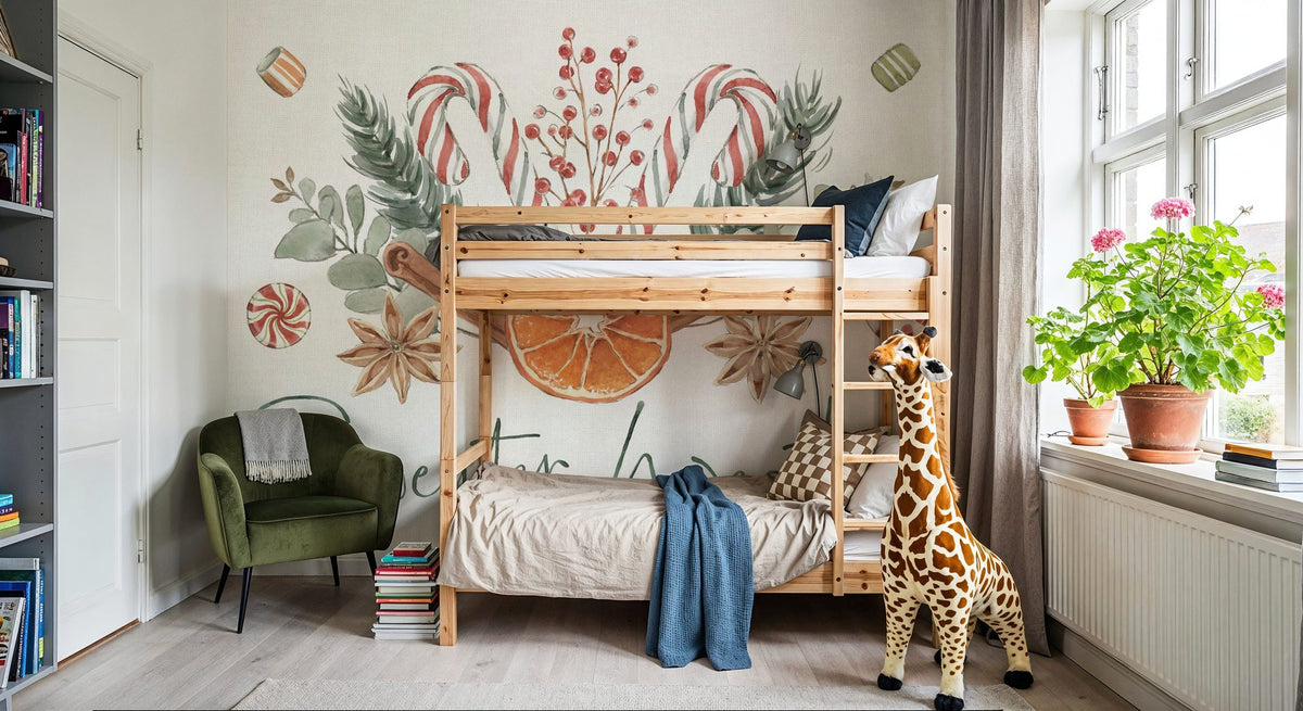 Winter Warmth VII Mural Wallpaper - room preview 04