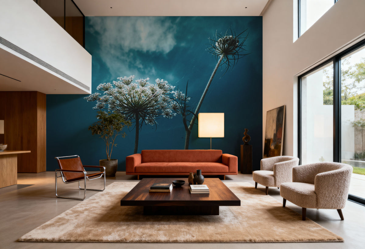 Wild Carrot Mural Wallpaper - room preview 04